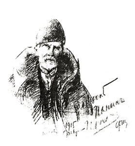 Ivan Chaliapinn atya arcképe: .n